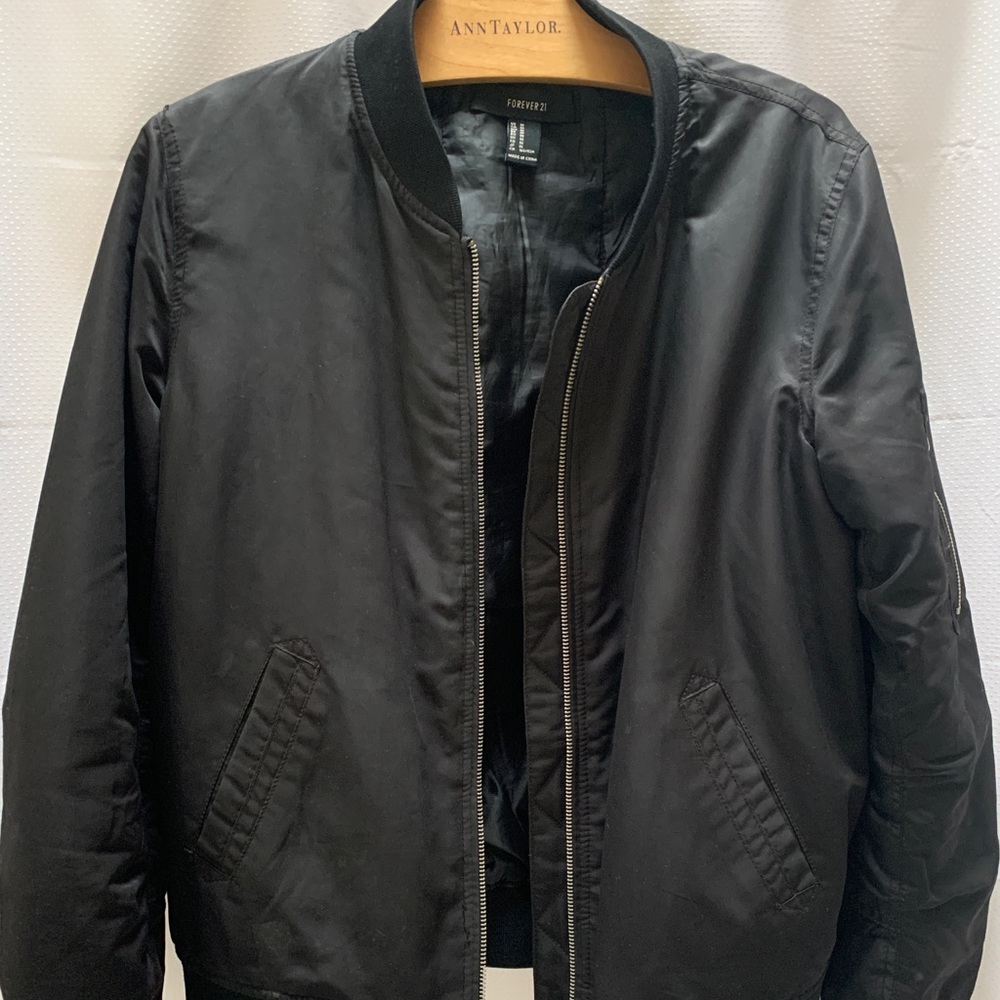 Black Bomber Jacket